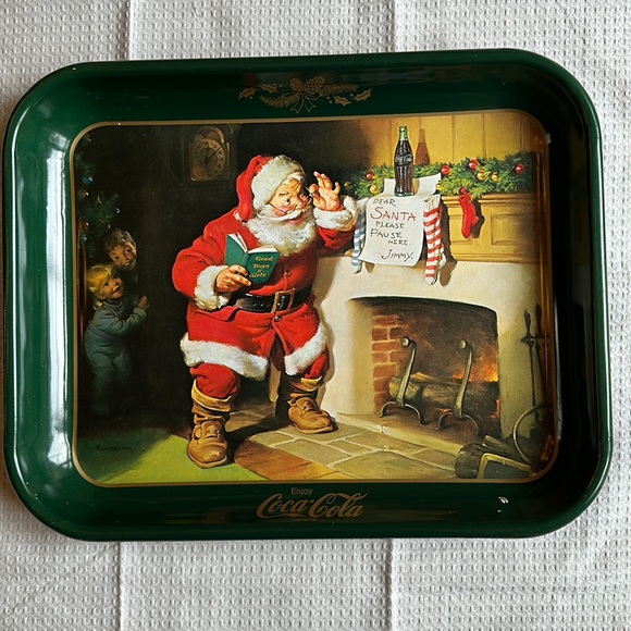 Coca-Cola Christmas tray - Picture 1 of 10
